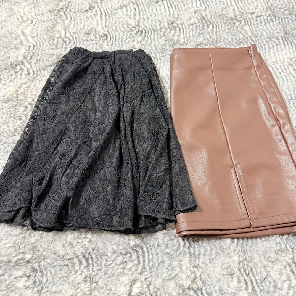 Elegant Black Lace Skirt